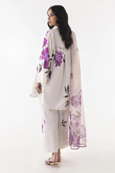 Stitched Blended Jacquard Printed Shirt + Culotte